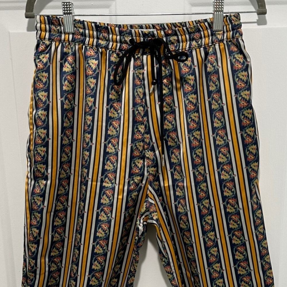Urban Outfitters Women’s Printed Satin Jogger Pants - Striped Floral, Si…​